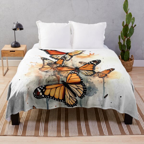Item preview, Watercolor wash monarchs designed and sold by Matt's Artificial Nature.
