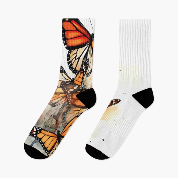 Item preview, Watercolor wash monarchs designed and sold by Matt's Artificial Nature.