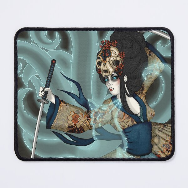 Item preview, Spooky Yokai Geisha Samurai - Shakiko Highlander Princess designed and sold by spankyspangler.