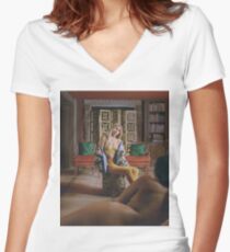 hayley kiyoko Women's Fitted V-Neck T-Shirt