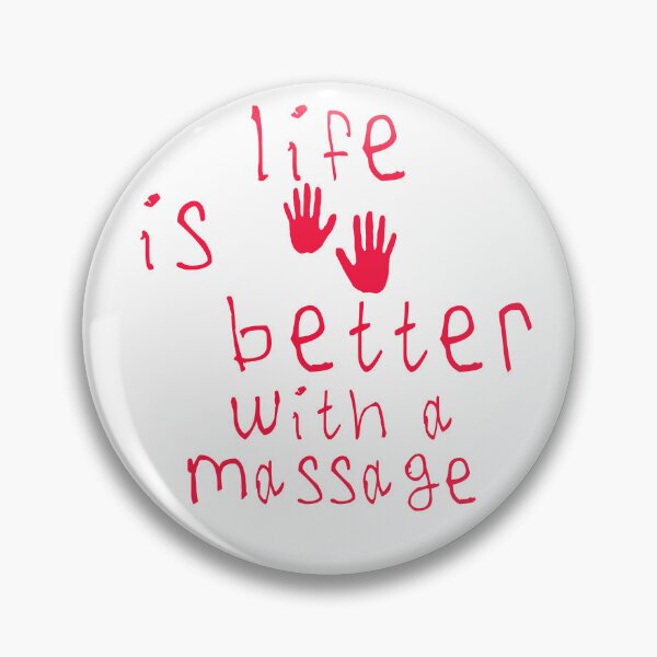 Item preview, Life is better with massage designed and sold by kinpirks.