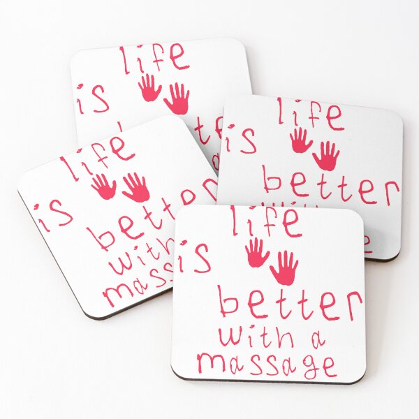 Item preview, Life is better with massage designed and sold by kinpirks.