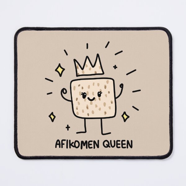 Item preview, Passover Matzah Afikomen Queen Jewish Holiday Cartoon Doodle Character, made by EndlessEmporium designed and sold by EndlessEmporium.