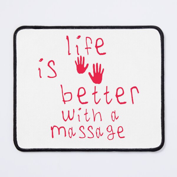Item preview, Life is better with massage designed and sold by kinpirks.