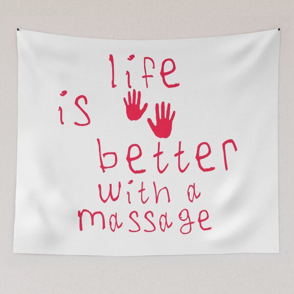 Item preview, Life is better with massage designed and sold by kinpirks.