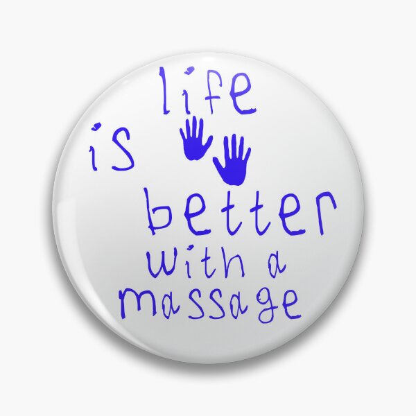 Item preview, Life is better with massage designed and sold by kinpirks.