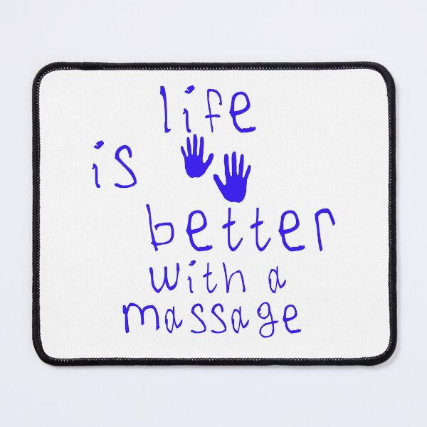 Item preview, Life is better with massage designed and sold by kinpirks.