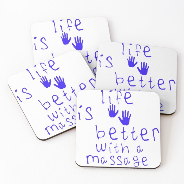 Item preview, Life is better with massage designed and sold by kinpirks.