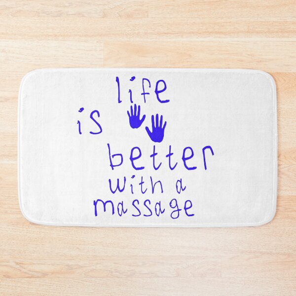Item preview, Life is better with massage designed and sold by kinpirks.