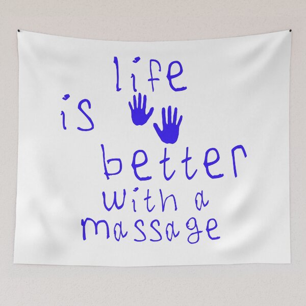 Item preview, Life is better with massage designed and sold by kinpirks.