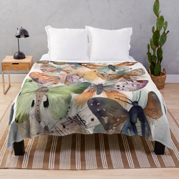 Item preview, Watercolor wash moths designed and sold by Matt's Artificial Nature.