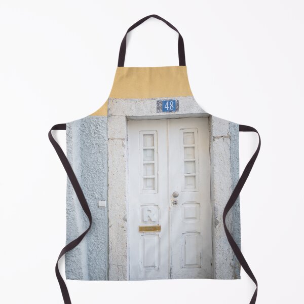 Item preview, Alfama Portugal | White Door | Yellow Blue Wall designed and sold by PhotosByVille.