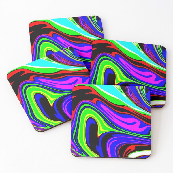 Item preview, Psychedelic texture acid fluor designed and sold by Optical-art.