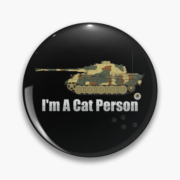 Item preview, Im A Cat Person Colored Tiger 2 (Konigstiger) designed and sold by FAawRay.