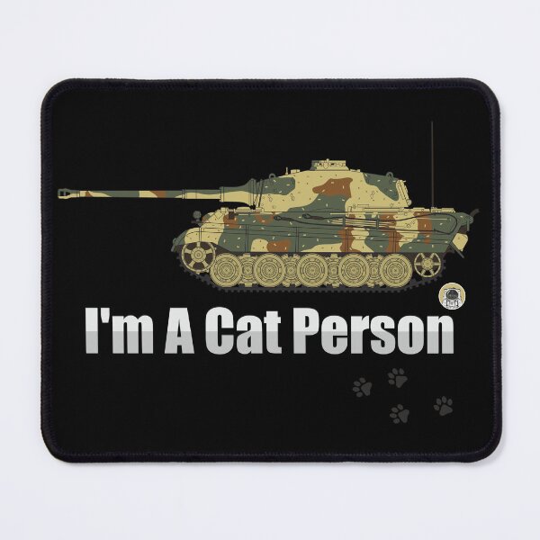 Item preview, Im A Cat Person Colored Tiger 2 (Konigstiger) designed and sold by FAawRay.