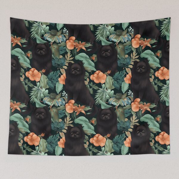 Item preview, Black pomeranian design designed and sold by uuniquegoods.