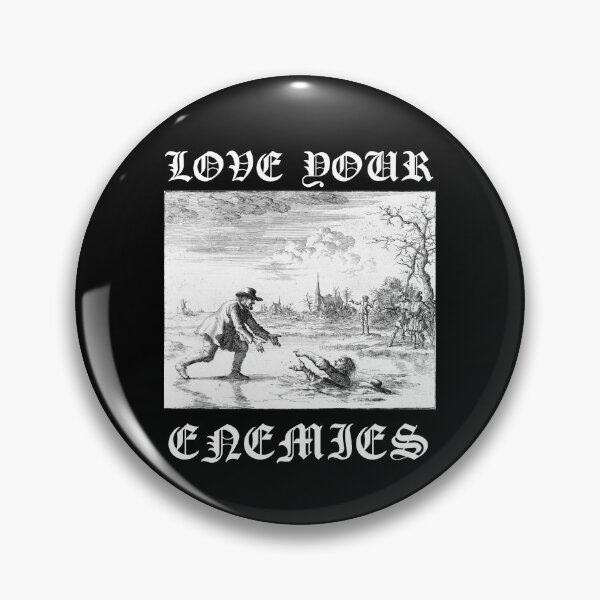 Item preview, Love Your Enemies Anabaptist Mennonite Amish Dirk Willems Gothic designed and sold by thecamphillips.