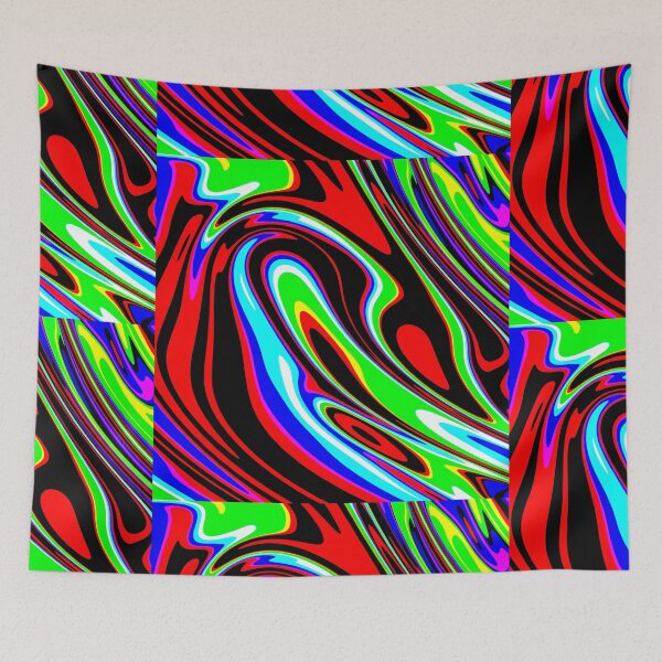 Item preview, Marble of Psychedelic texture acid fluor designed and sold by Optical-art.