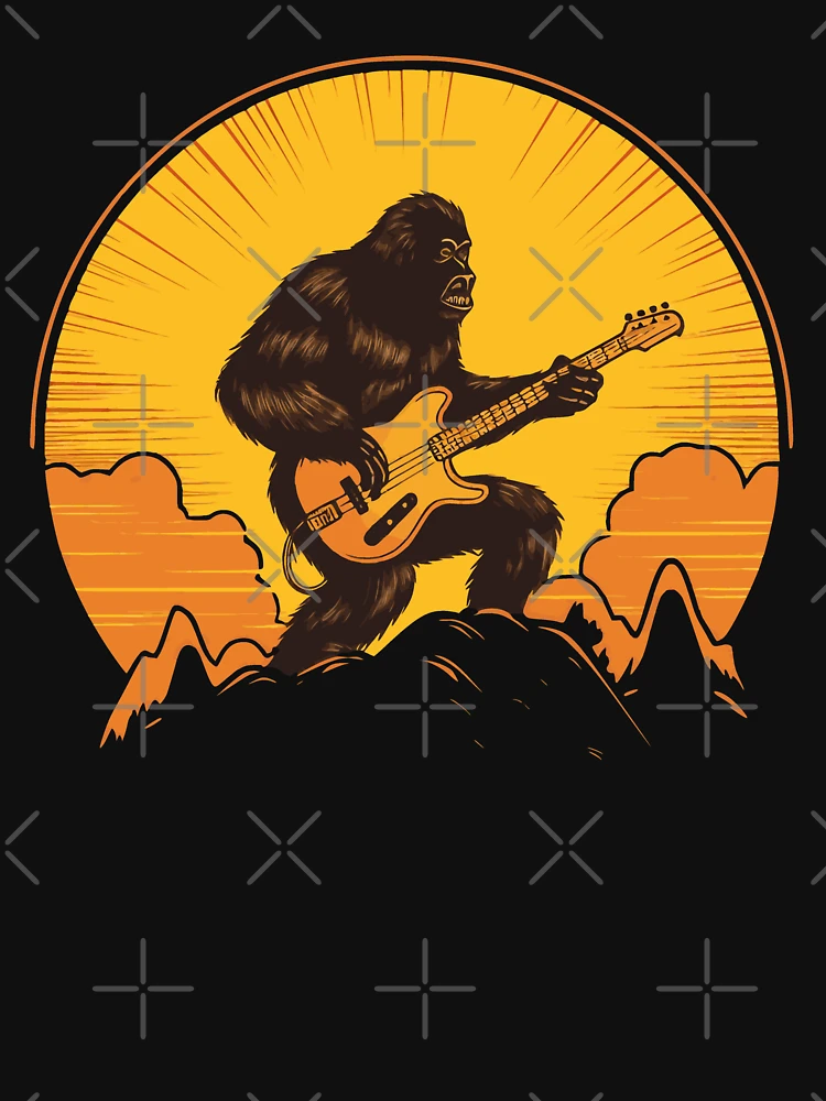 Bigfoot Plays Bass T-Shirt