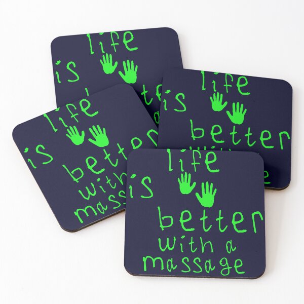 Item preview, Life is better with massage designed and sold by kinpirks.