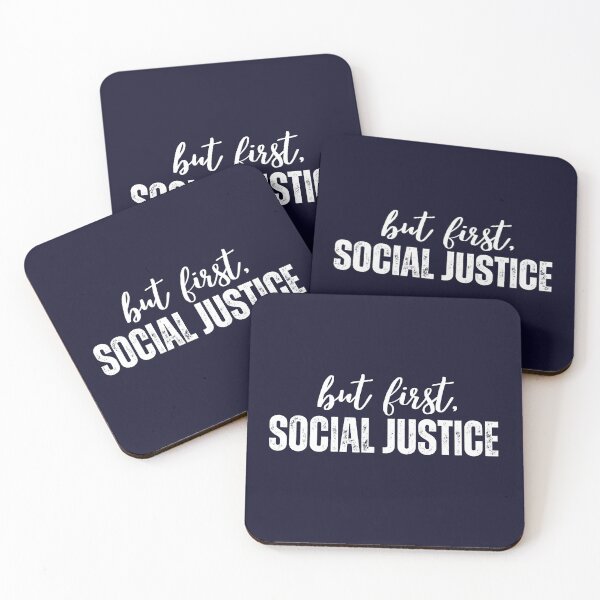 Item preview, But First Social Justice Retro designed and sold by SunfullyYours.