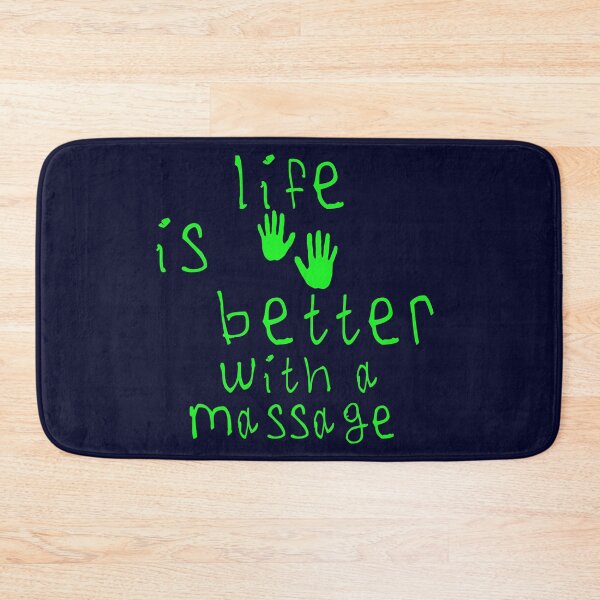 Item preview, Life is better with massage designed and sold by kinpirks.