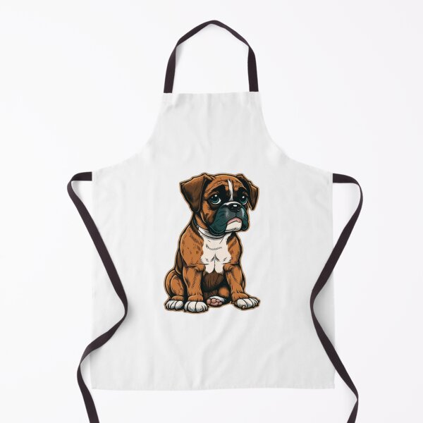Item preview, Cute Brown and White Boxer Puppy designed and sold by Fragile Prints.