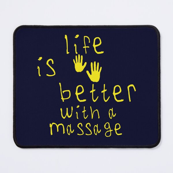 Item preview, Life is better with massage designed and sold by kinpirks.