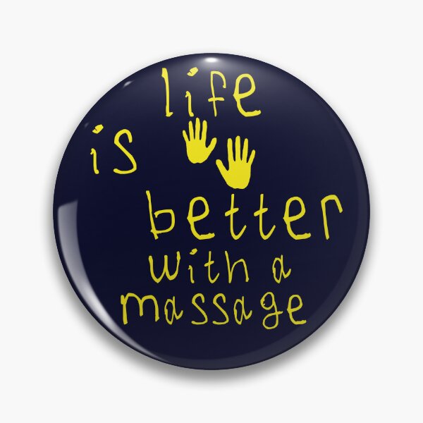 Item preview, Life is better with massage designed and sold by kinpirks.
