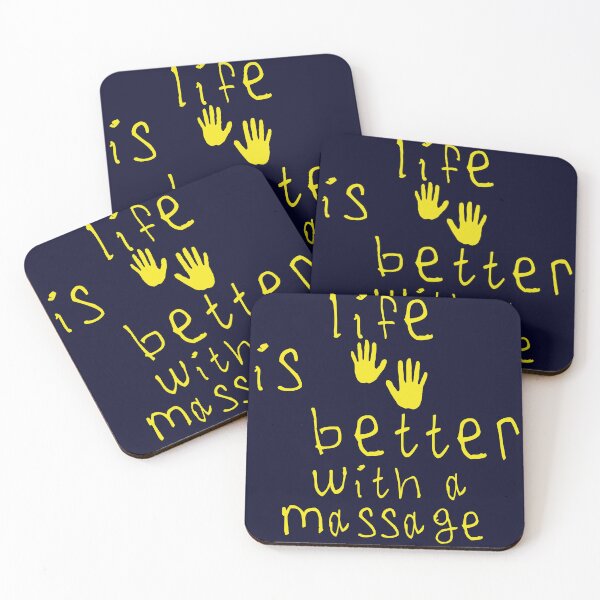 Item preview, Life is better with massage designed and sold by kinpirks.
