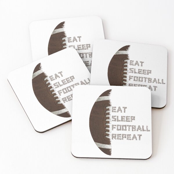 Item preview, American Football cute design,Eat sleep football repeat,Nice  designed and sold by MariamaArts.