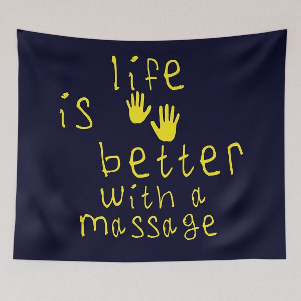 Item preview, Life is better with massage designed and sold by kinpirks.