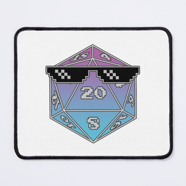 Item preview, Retro 80s D20 Deal With It sans text designed and sold by impishthreads.