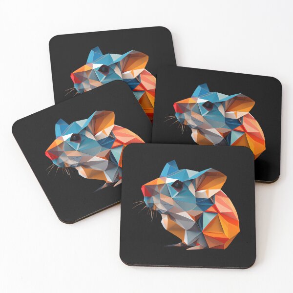 Item preview, Abstract Mouse Art: A Colorful Twist on Wildlife Imagery designed and sold by FiveIntentions.