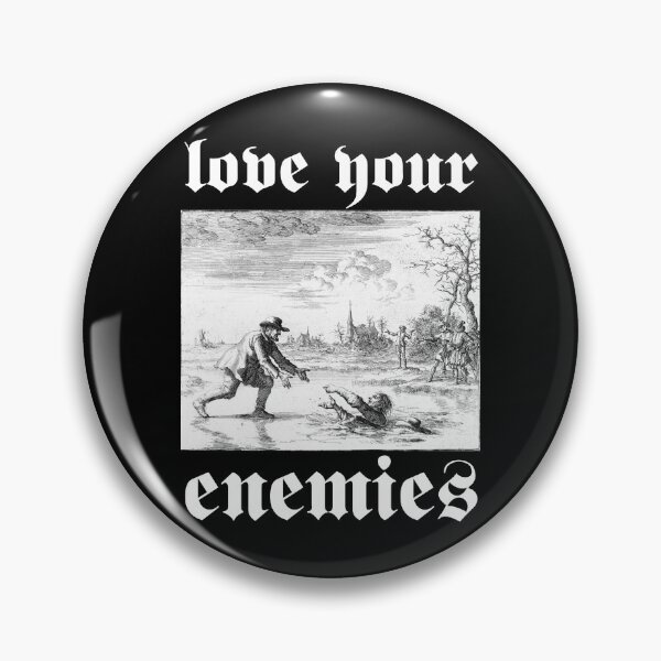 Item preview, Love Your Enemies Anabaptist Mennonite Amish Dirk Willems Gothic designed and sold by thecamphillips.