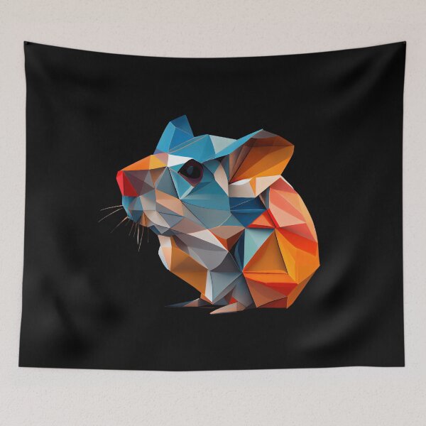Item preview, Abstract Mouse Art: A Colorful Twist on Wildlife Imagery designed and sold by FiveIntentions.