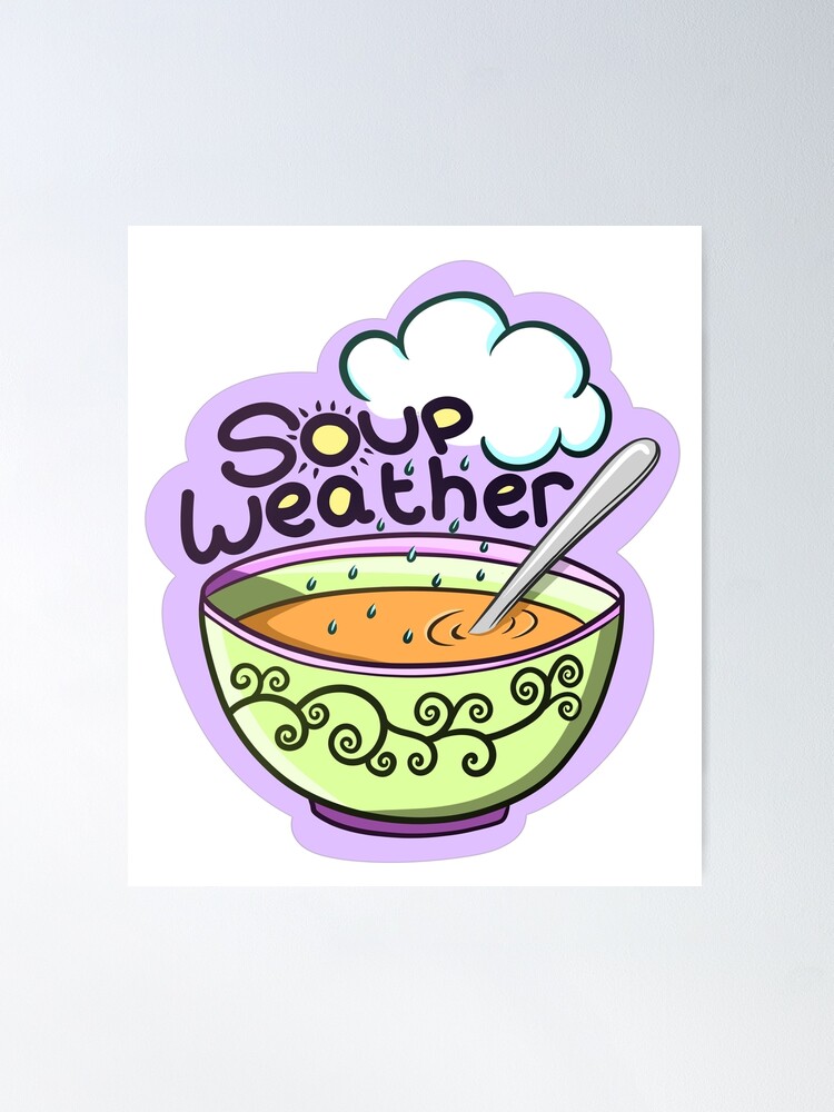 Soup Weather Postcard Soup Weather Postcard