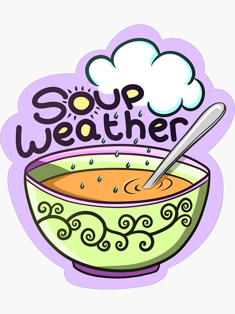 Soup Weather Postcard Soup Weather Postcard