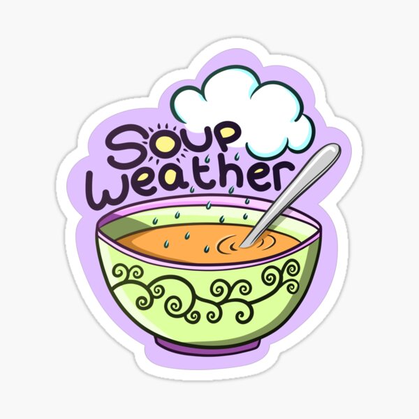 Soup Weather Postcard Soup Weather Postcard