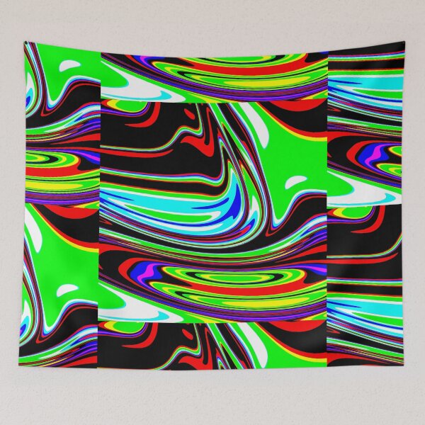 Item preview, Hippie of Marble of Psychedelic texture acid fluor designed and sold by Optical-art.