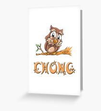 Chong Owl Greeting Card
