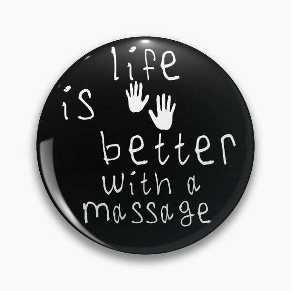 Item preview, Life is better with massage designed and sold by kinpirks.