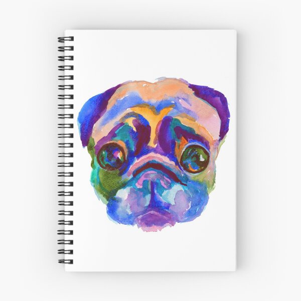 Item preview, Pug portrait designed and sold by AgniArt.