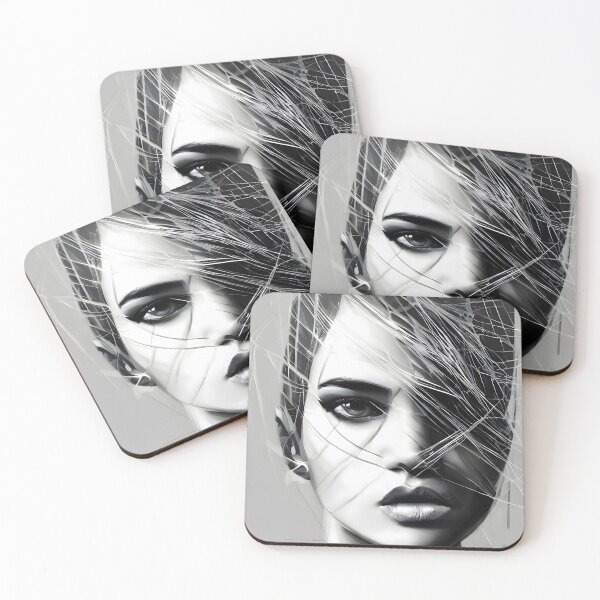 Item preview, Modern Abstract Black and White AI Art  designed and sold by stayrad.