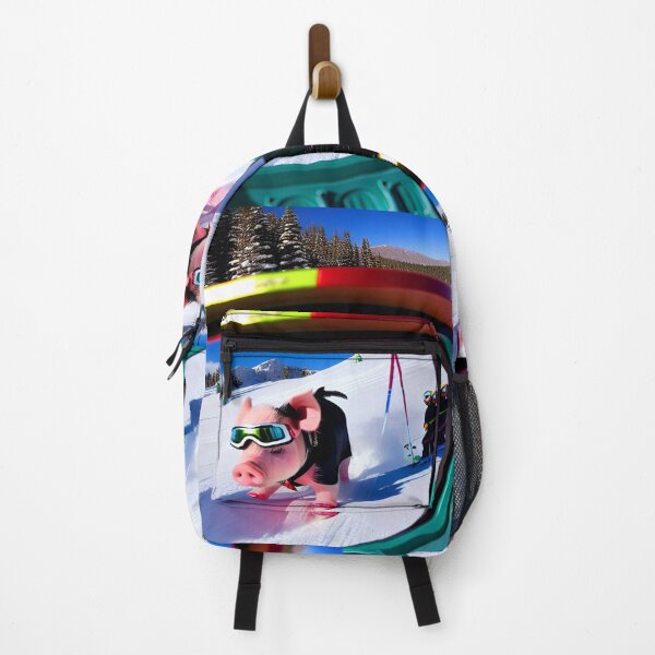 Item preview, Funny Pig Cool Skiing Helmet! designed and sold by Giulivo Store Graphic.