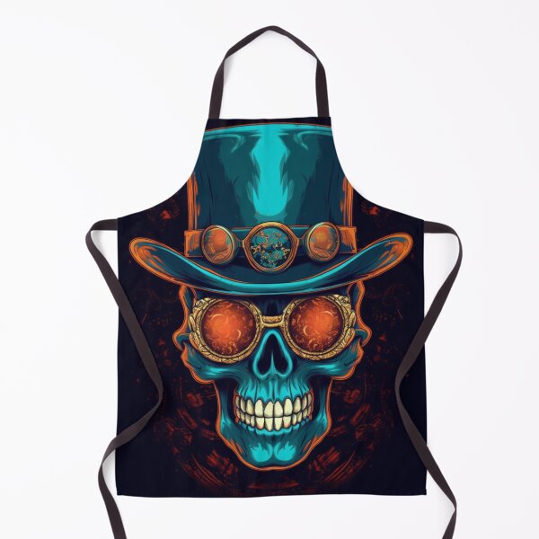 Item preview, Whimsical Psychedelic Skull Madhatter Graphic Design V.12 designed and sold by Pexelpanoramas.