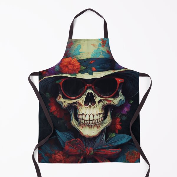 Item preview, Whimsical Psychedelic Skull Madhatter Graphic Design V.13 designed and sold by Pexelpanoramas.