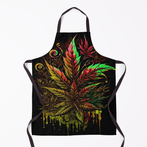 Artikelvorschau, Cannabisblatt tropft abstrakt entworfen und verkauft von MindWave THC.
