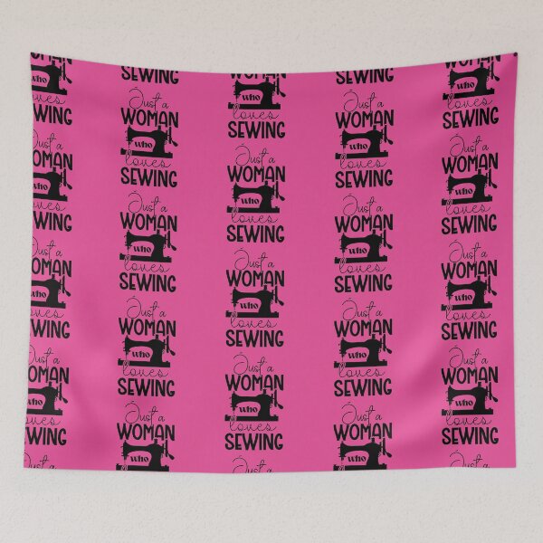 Item preview, Just A Woman Who Loves Sewing designed and sold by DesignRebel138.