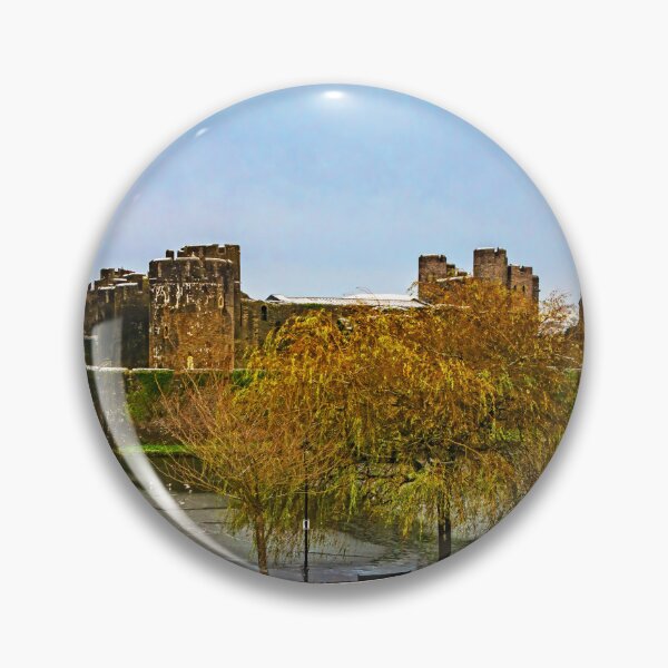 Item preview, Caerphilly Castle on a Snowy Day designed and sold by IanWL.